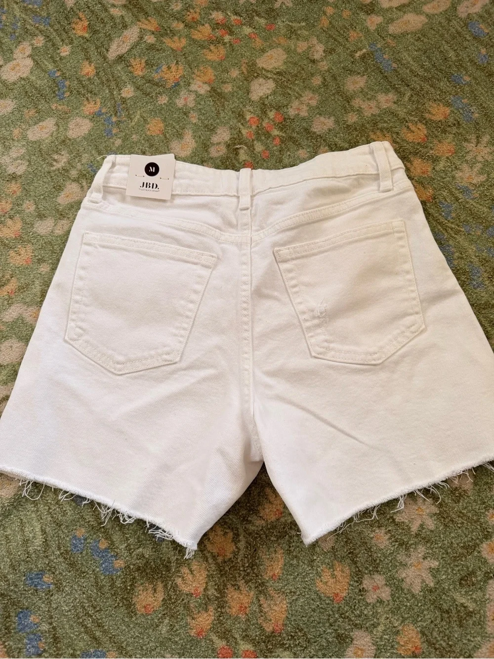 JBD White Denim Shorts NWT